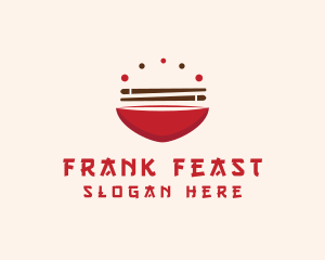 Asian Food Bowl Restaurant logo design