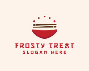 Asian Food Bowl Restaurant logo design