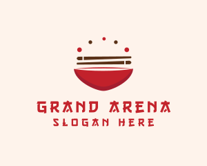 Asian Food Bowl Restaurant logo design