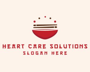 Asian Food Bowl Restaurant logo design