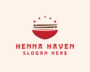 Asian Food Bowl Restaurant logo design