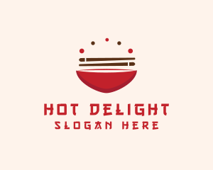 Asian Food Bowl Restaurant logo design