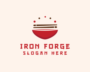 Asian Food Bowl Restaurant logo design