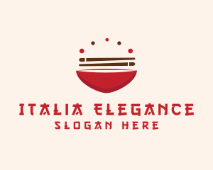 Asian Food Bowl Restaurant logo design