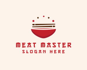 Asian Food Bowl Restaurant logo design