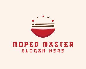 Asian Food Bowl Restaurant logo design