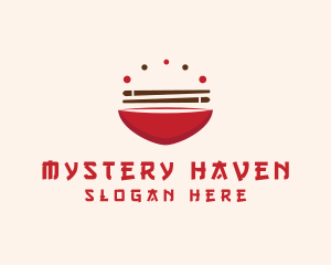 Asian Food Bowl Restaurant logo design