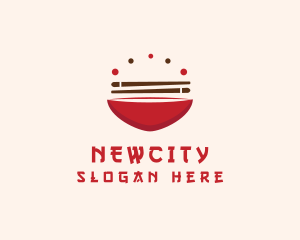 Asian Food Bowl Restaurant logo design