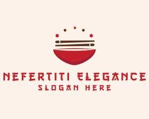 Asian Food Bowl Restaurant logo design