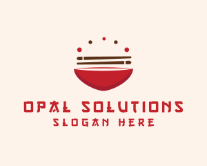 Asian Food Bowl Restaurant logo design