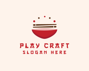 Asian Food Bowl Restaurant logo design