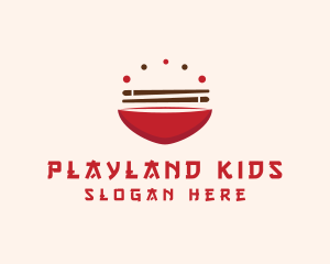 Asian Food Bowl Restaurant logo design