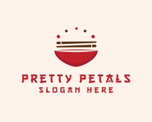 Asian Food Bowl Restaurant logo design