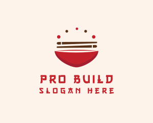 Asian Food Bowl Restaurant logo design