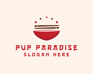 Asian Food Bowl Restaurant logo design