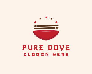 Asian Food Bowl Restaurant logo design