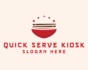 Asian Food Bowl Restaurant logo design