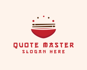 Asian Food Bowl Restaurant logo design