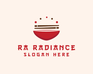 Asian Food Bowl Restaurant logo design