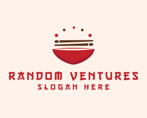 Asian Food Bowl Restaurant logo design