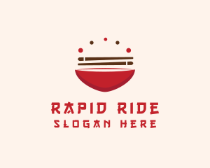 Asian Food Bowl Restaurant logo design