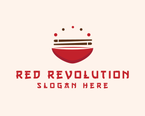 Asian Food Bowl Restaurant logo design