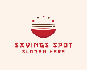 Asian Food Bowl Restaurant logo design