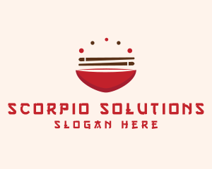 Asian Food Bowl Restaurant logo design