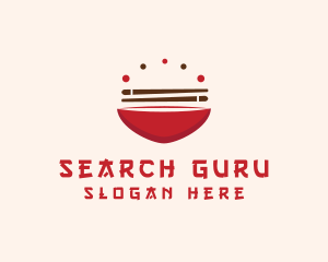 Asian Food Bowl Restaurant logo design