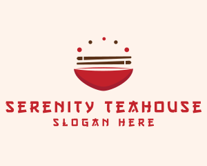 Asian Food Bowl Restaurant logo design