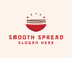 Asian Food Bowl Restaurant logo design