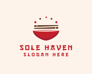 Asian Food Bowl Restaurant logo design