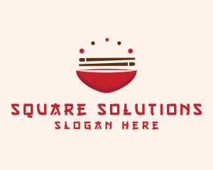 Asian Food Bowl Restaurant logo design