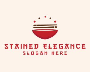 Asian Food Bowl Restaurant logo design