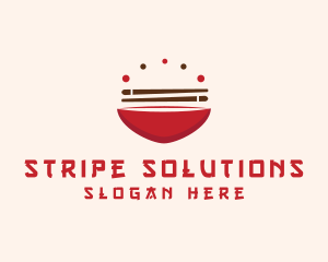 Asian Food Bowl Restaurant logo design