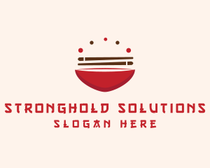 Asian Food Bowl Restaurant logo design