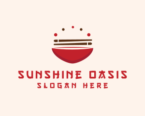 Asian Food Bowl Restaurant logo design