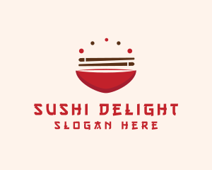 Asian Food Bowl Restaurant logo design