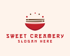 Asian Food Bowl Restaurant logo design