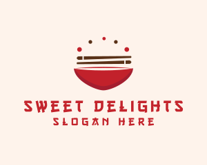 Asian Food Bowl Restaurant logo design