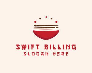 Asian Food Bowl Restaurant logo design