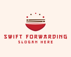 Asian Food Bowl Restaurant logo design