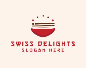 Asian Food Bowl Restaurant logo design