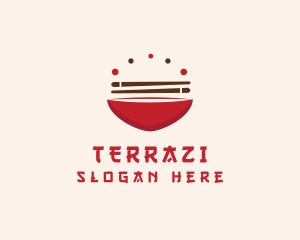 Asian Food Bowl Restaurant logo design