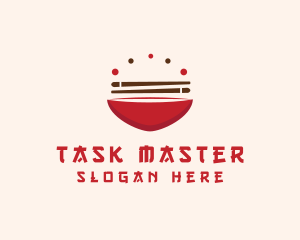 Asian Food Bowl Restaurant logo design