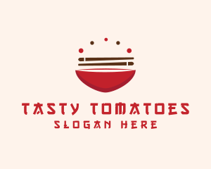 Asian Food Bowl Restaurant logo design