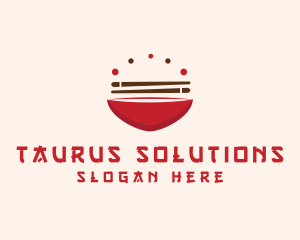 Asian Food Bowl Restaurant logo design