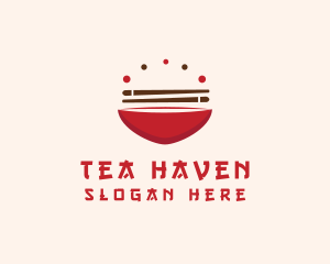 Asian Food Bowl Restaurant logo design