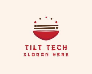 Asian Food Bowl Restaurant logo design