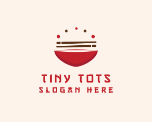 Asian Food Bowl Restaurant logo design